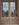 stained exterior door before