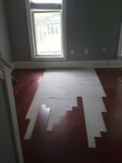 during floor transformation