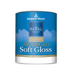 Paint Can for MoorGlo Soft Gloss Exterior Paint by Benjamin Moore