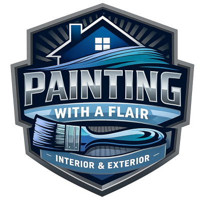 Painting With a Flair Logo Emblem